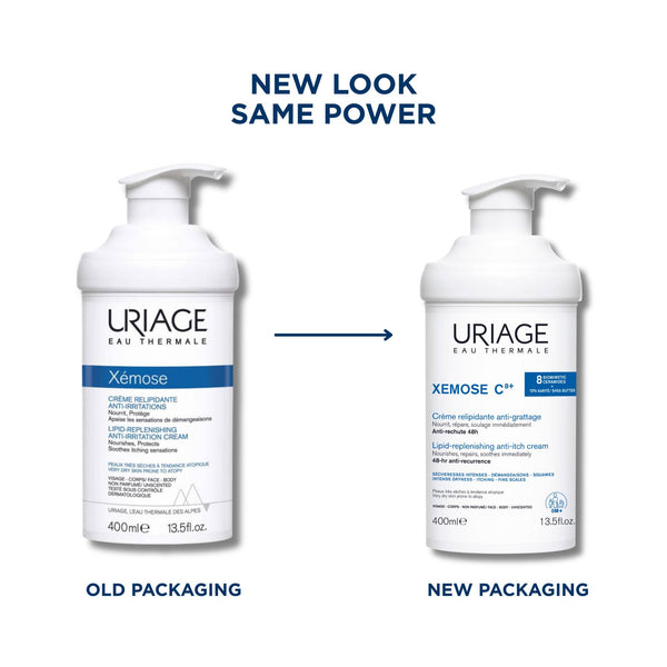 URIAGE Xémose C8+ Lipid-Replenishing Anti-Itch Cream 400ml