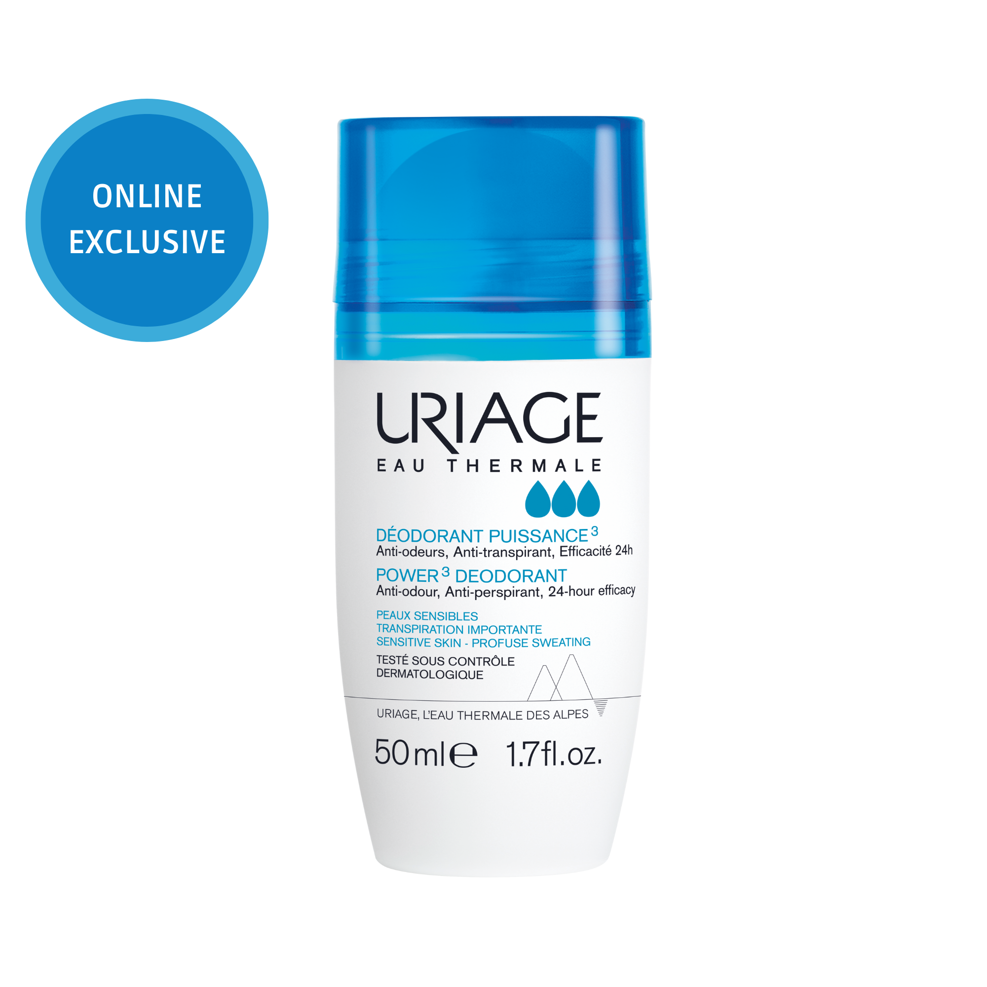 uriage power 3 deodorant 2 x 50ml